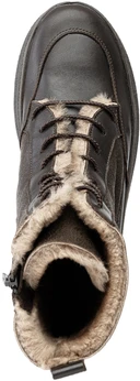 Женские коричневые ботинки Romer (Натуральный мех)