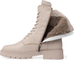 Женские бежевые ботинки Baden (Натуральная шерсть)