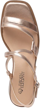 Женские золотые босоножки Baden