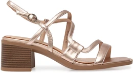 Женские золотые босоножки Baden