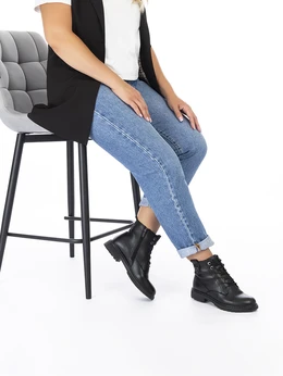 Женские черные ботинки Baden (Байка)