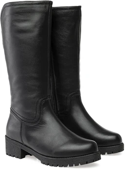 Женские черные сапоги Baden (Натуральный мех)