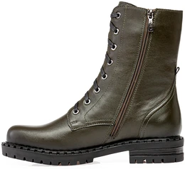 Женские зеленые ботинки Francesco Donni (Натуральная шерсть)