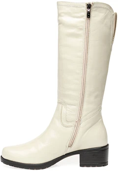 Женские серо-коричневые сапоги Francesco Donni (Натуральный мех)