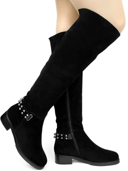 Женские черные сапоги Bludo (Евромех)