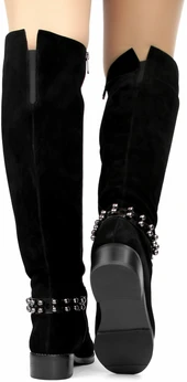 Женские черные сапоги Bludo (Евромех)