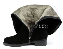 Женские черные сапоги Bludo (Евромех)