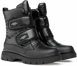 Женские черные дутики Baden (Натуральная шерсть)