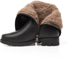 Женские черные сапоги Baden (Натуральная шерсть)