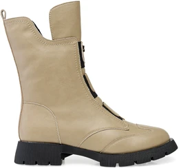 Женские бежевые ботинки Baden (Натуральная шерсть)