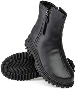 Женские черные ботинки Baden (Натуральная шерсть)