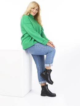 Женские черные ботинки Baden (Натуральная шерсть)