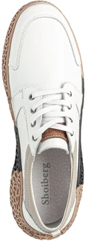 Женские белые полуботинки Shoiberg