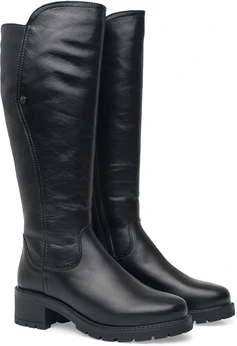 Женские черные сапоги ALEXIA LEVINI (Натуральная шерсть)