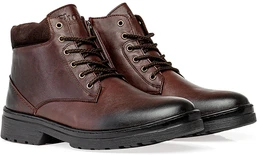 Мужские коричневые ботинки Shoiberg (Натуральная шерсть)