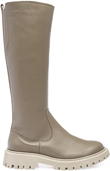 Женские бежевые сапоги Romer (Натуральный мех)