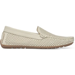 Мужские бежевые мокасины Shoiberg