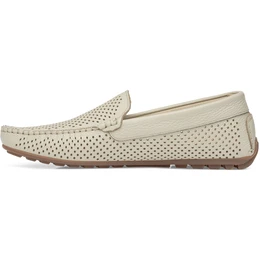 Мужские бежевые мокасины Shoiberg