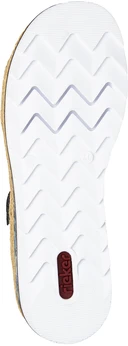 Женские голубые сабо Rieker