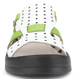 Женские белые сабо Dakkem