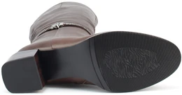 Женские коричневые сапоги Bludo (Байка)