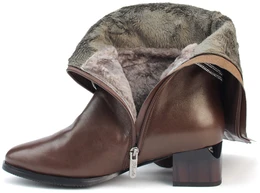 Женские коричневые сапоги Bludo (Евромех)
