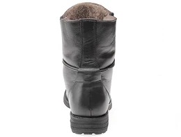 Женские черные ботинки Shoiberg (Натуральная шерсть)