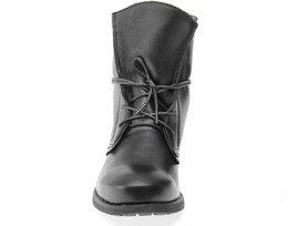 Женские черные ботинки Shoiberg (Натуральная шерсть)