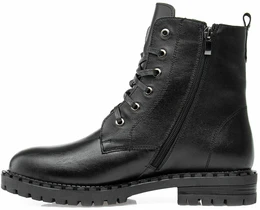 Женские черные ботинки Shoiberg (Натуральная шерсть)