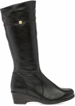 Женские коричневые сапоги Janita (Натуральный мех)