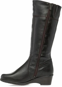 Женские коричневые сапоги Janita (Натуральный мех)