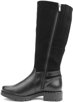 Женские черные сапоги Janita (Натуральный мех)