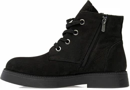 Женские черные ботинки Shoiberg (Байка)