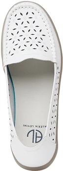 Женские белые мокасины ALEXIA LEVINI