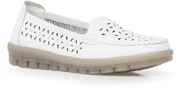 Женские белые мокасины ALEXIA LEVINI
