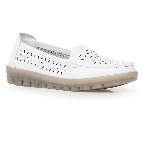Женские белые мокасины ALEXIA LEVINI