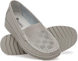 Женские серые мокасины Baden