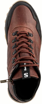 Мужские коричневые ботинки Shoiberg (Натуральная шерсть)