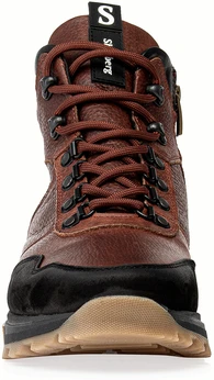 Мужские коричневые ботинки Shoiberg (Натуральная шерсть)