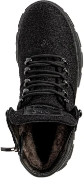 Мужские черные ботинки Shoiberg (Натуральная шерсть)