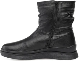 Женские черные полусапоги Romer (Натуральный мех)