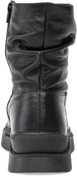 Женские черные полусапоги Romer (Натуральный мех)