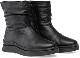 Женские черные полусапоги Romer (Натуральный мех)