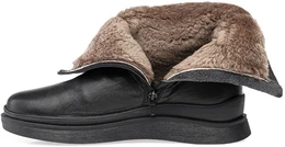 Женские черные полусапоги Romer (Натуральный мех)