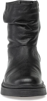 Женские черные полусапоги Romer (Натуральный мех)