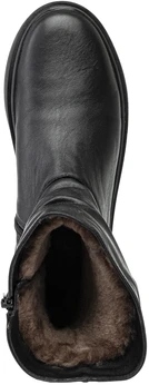 Женские черные полусапоги Romer (Натуральный мех)