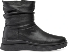 Женские черные полусапоги Romer (Натуральный мех)