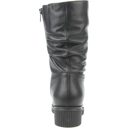 Женские черные полусапоги Janita (Натуральный мех)