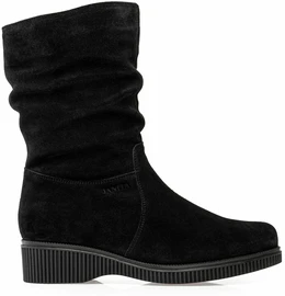 Женские черные полусапоги Janita (Натуральный мех)
