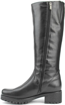 Женские черные сапоги Janita (Натуральный мех)